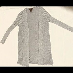 Grey Alexandra +Oak Long Cardigan